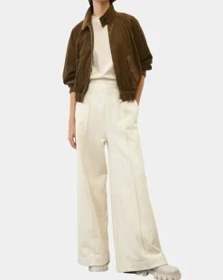 Marc O'Polo Vestes, Blousons|Blouson en Velours côtelé marron