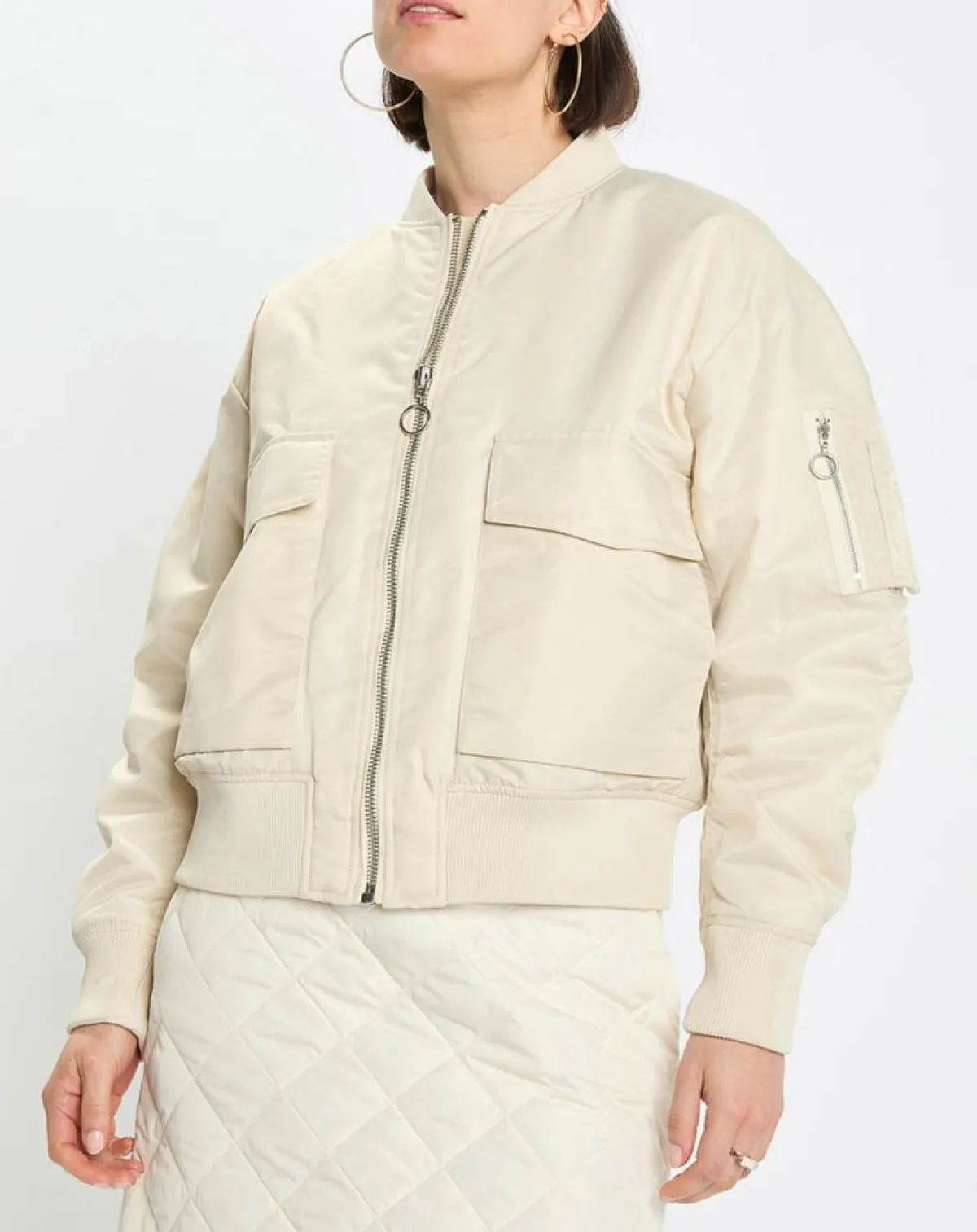 Marc O'Polo Vestes, Blousons|Blouson Patch Logo beige
