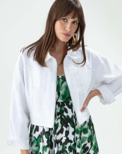 Indies Vestes, Blousons|Blouson Penelope blanc