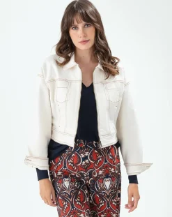 Indies Vestes, Blousons|Blouson Penelope naturel/terracotta