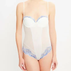 La Perla Lingerie, Nuit|Body Amethyst blanc/bleu
