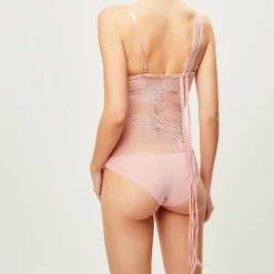 La Perla Lingerie, Nuit|Body asymétrique paddé Garnet rose