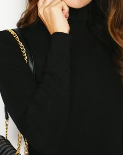 Assuili Lingerie, Nuit|Body en Soie mélangée Judy noir