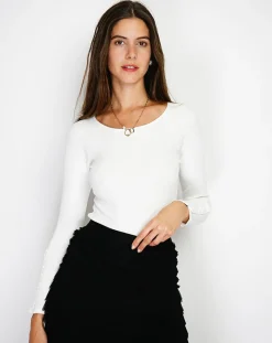 Assuili Lingerie, Nuit|Body en Soie mélangée Pixie naturel