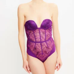La Perla Lingerie, Nuit|Body push-up sans armatures Elements violet
