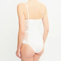 La Perla Lingerie, Nuit|Body push-up sans armatures Elements blanc cassé