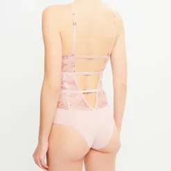 La Perla Lingerie, Nuit|Body triangle coques Elements rose