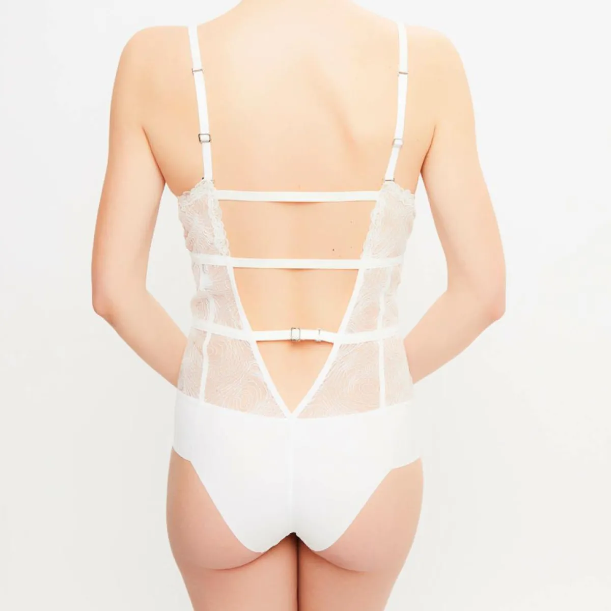 La Perla Lingerie, Nuit|Body triangle coques Elements blanc