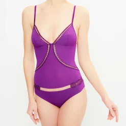 La Perla Lingerie, Nuit|Body triangle sans armatures Moonstone violet