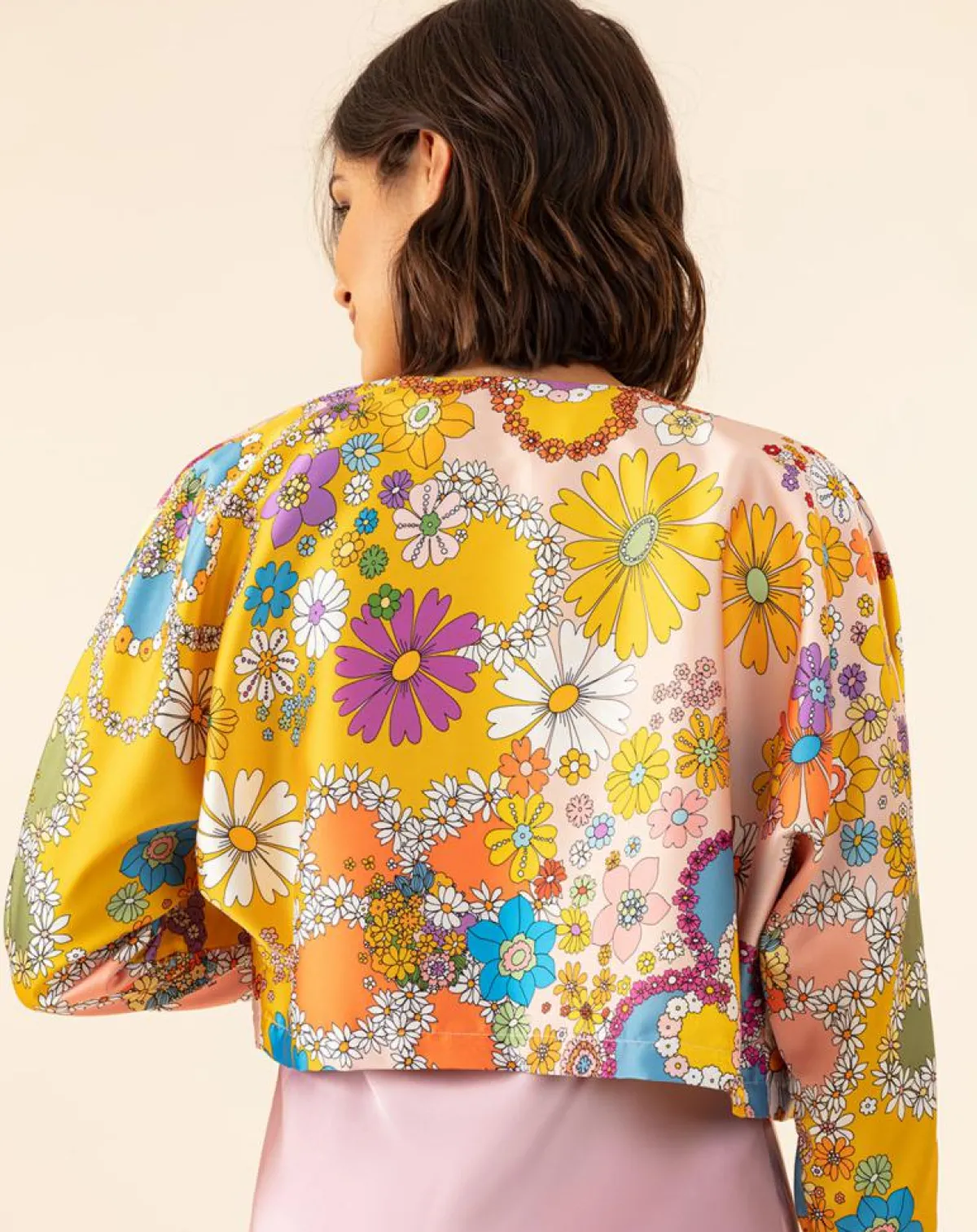 Bleu Blanc Rouge Vestes, Blousons|Bolero Hortense bouquet/pois