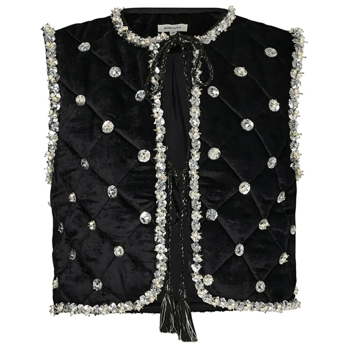 Manoush Vestes, Blousons|Boléro en Velours Night noir