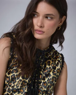 Manoush Vestes, Blousons|Boléro en Velours Panther unique