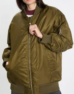 Marc O'Polo Vestes, Blousons|Bomber Padded kaki