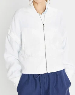 Marc O'Polo Vestes, Blousons|Bombers 100% Lin Kl blanc