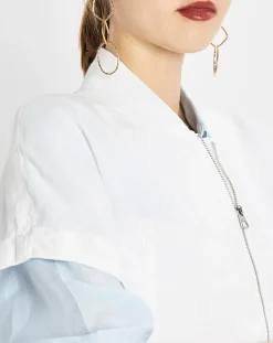 Marc O'Polo Vestes, Blousons|Bombers 100% Lin Kl blanc