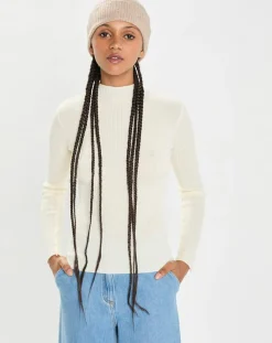 Cashmere Tribu Chapeaux, Bonnets|Bonnet 100% Cachemire maille perle Bonny chestnut