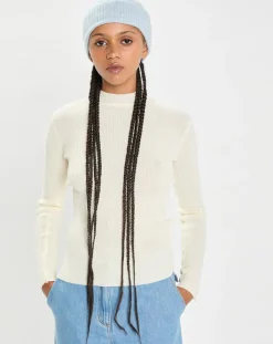 Cashmere Tribu Chapeaux, Bonnets|Bonnet 100% Cachemire maille perle Bonny icy blue