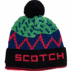 Scotch & Soda Chapeaux, Bonnets|Bonnet de ski rose/bleu/vert