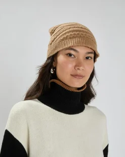 Lauren Vidal Chapeaux, Bonnets|Bonnet en Laine & Cachemire Slow ocre