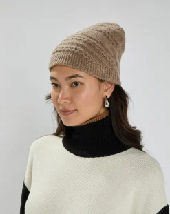 Lauren Vidal Chapeaux, Bonnets|Bonnet en Laine & Cachemire Slow camel