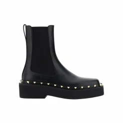 Valentino Garavani Bottines|Boots Rockstud M-Way noires