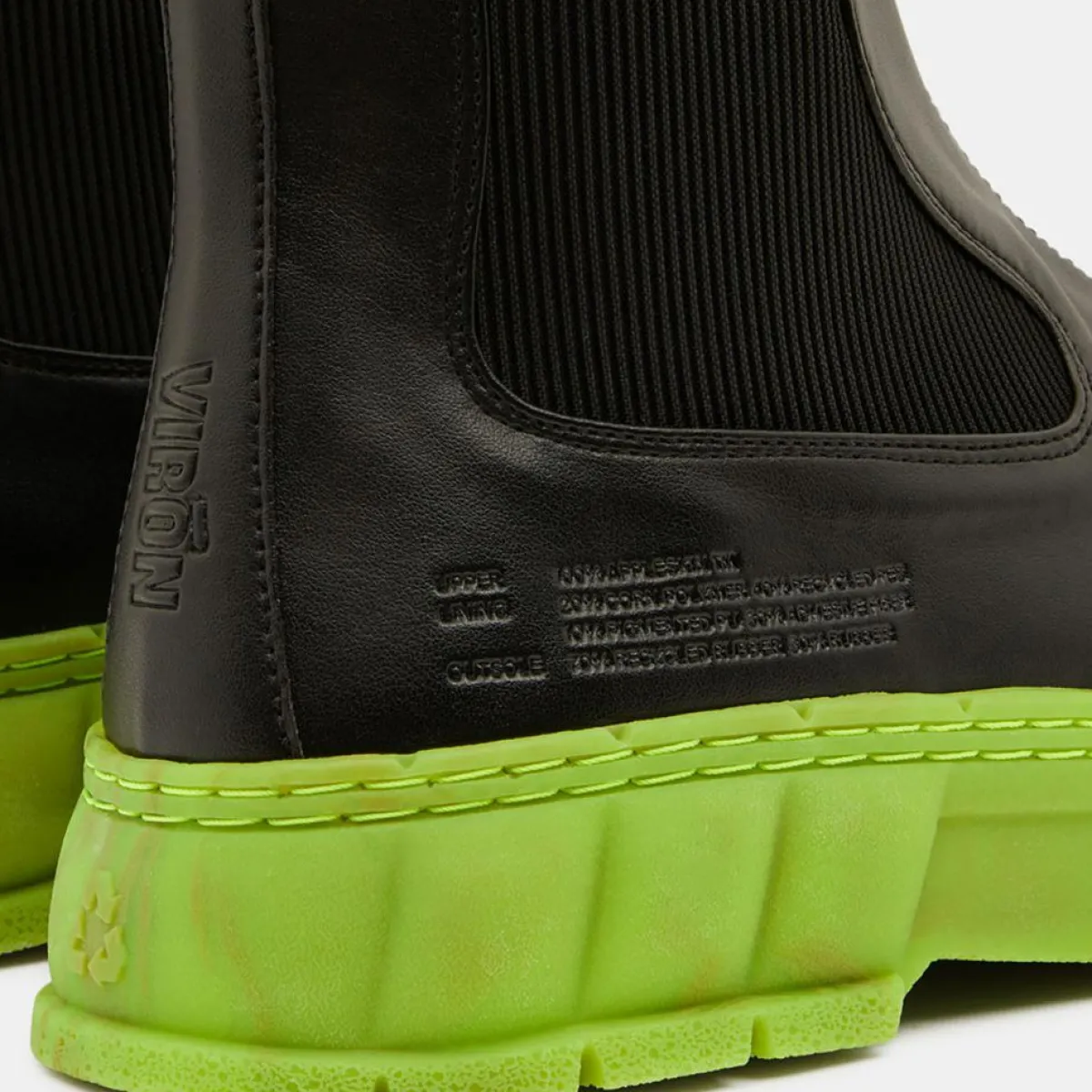 Viron Bottines|Boots appleskin 1997 noir/vert