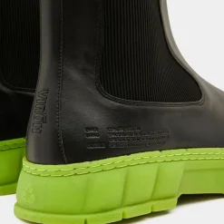 Viron Bottines|Boots appleskin 1997 noir/vert