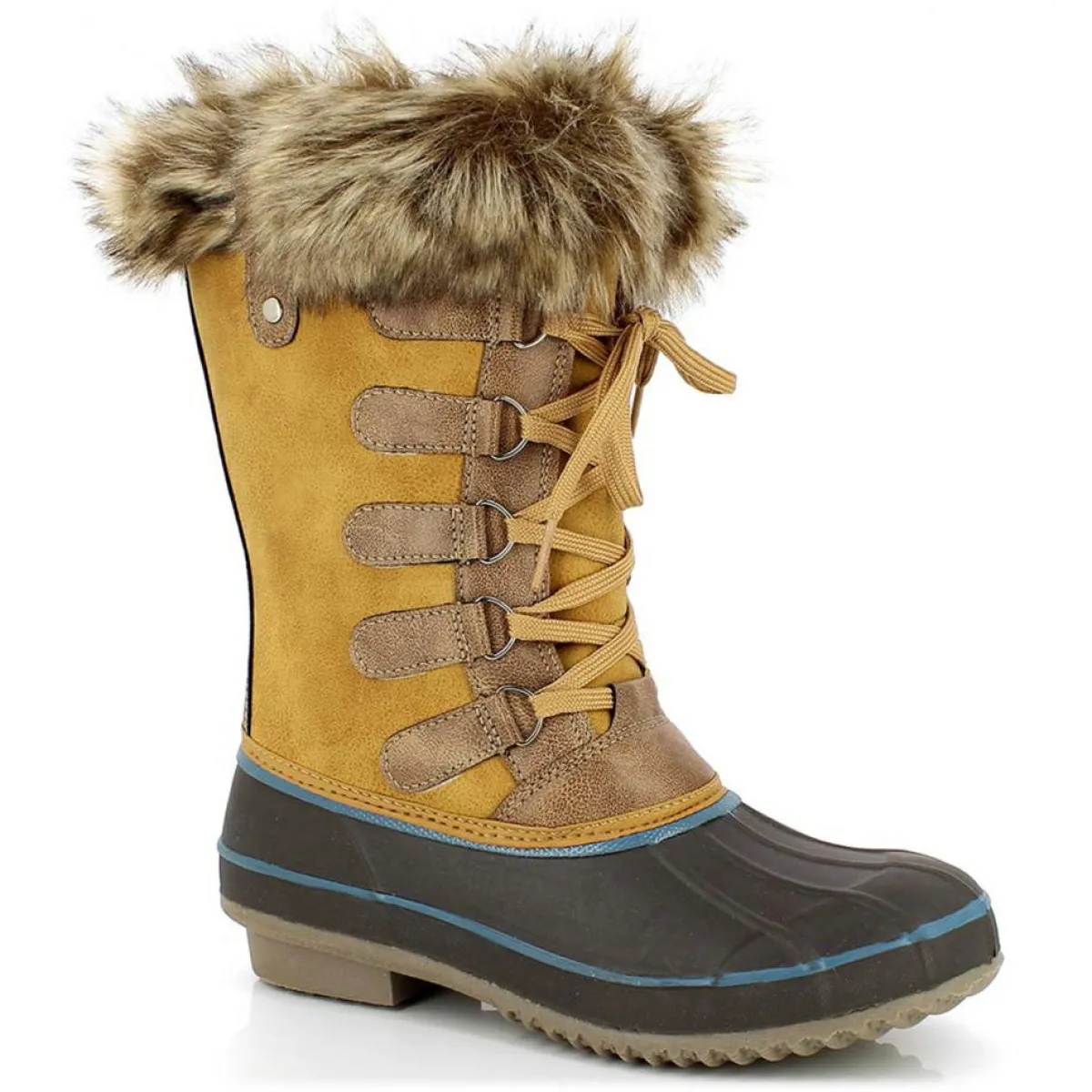Kimberfeel Bottes|Boots Après-Ski fourrées Candice camel