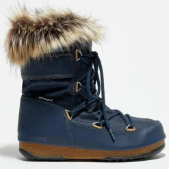 Moon Boot Bottines|Boots Après-ski intérieur fausse fourrure Monaco Low bleues
