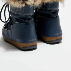 Moon Boot Bottines|Boots Après-ski intérieur fausse fourrure Monaco Low bleues