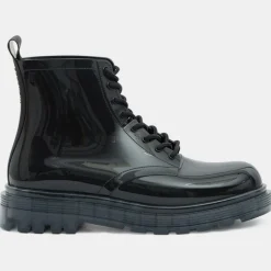 Melissa Bottines|Boots Coturno noires