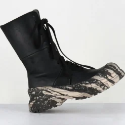 Lofina Bottines|Boots en Cuir 4142 gas noires - Talon : 7cm