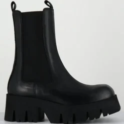 Lofina Bottines|Boots en Cuir 4224 gas noires - Talon : 6cm