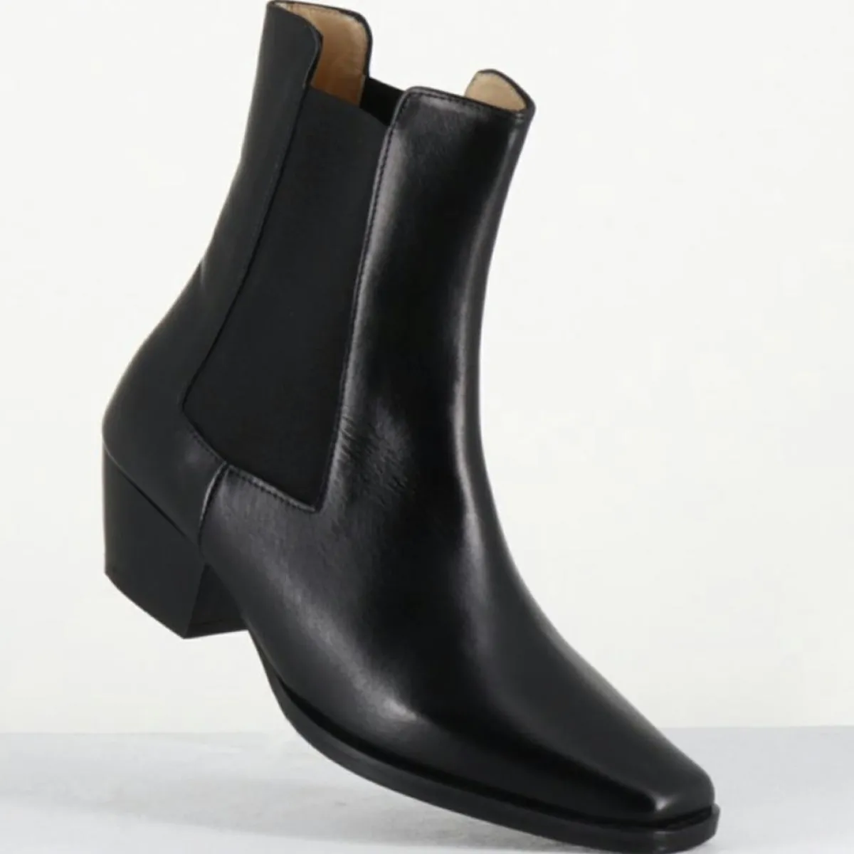 Garrice Lab Bottines|Boots en Cuir 1695 texas noires