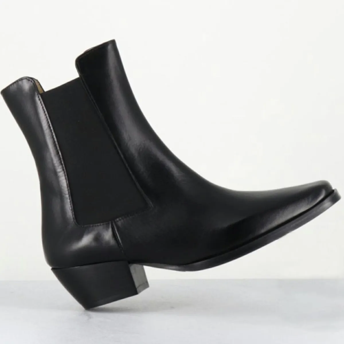 Garrice Lab Bottines|Boots en Cuir 1695 texas noires