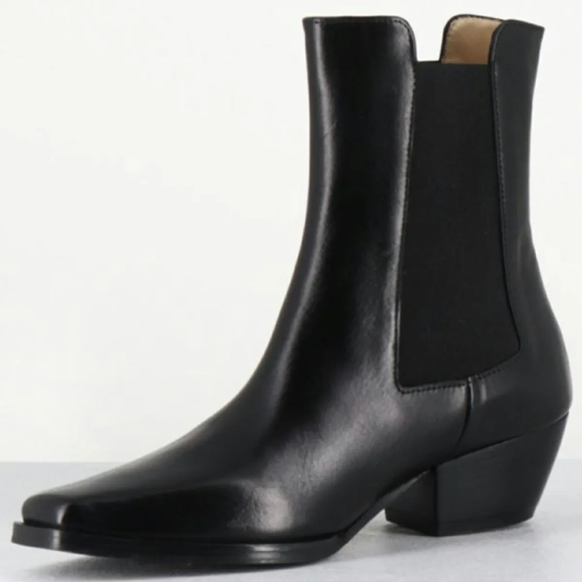 Garrice Lab Bottines|Boots en Cuir 1695 texas noires