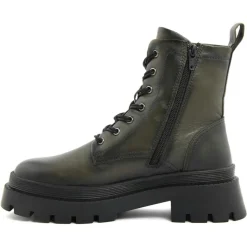 Lab78 Bottines|Boots en Cuir vert olive