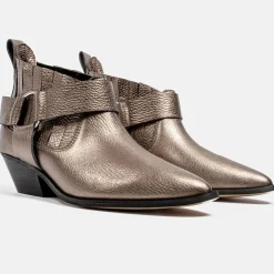 L37 Bottines|Boots en Cuir Ain't The Same platine