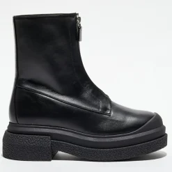 Stuart Weitzman Bottines|Boots en Cuir Charli Zip Sport noires