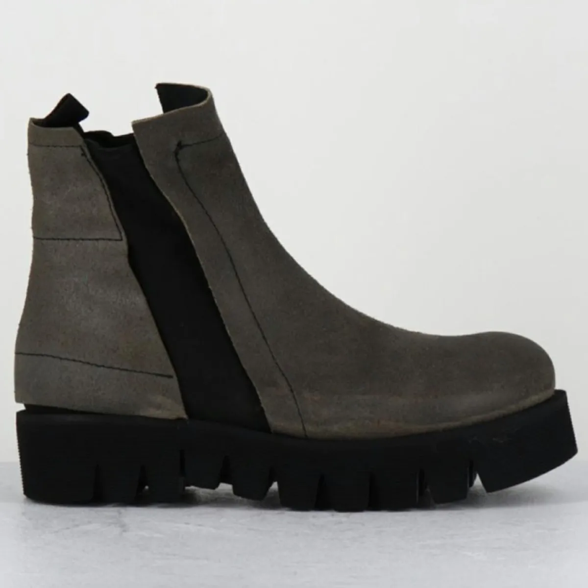 Garrice Lab Bottines|Boots en Cuir chilo gris taupe
