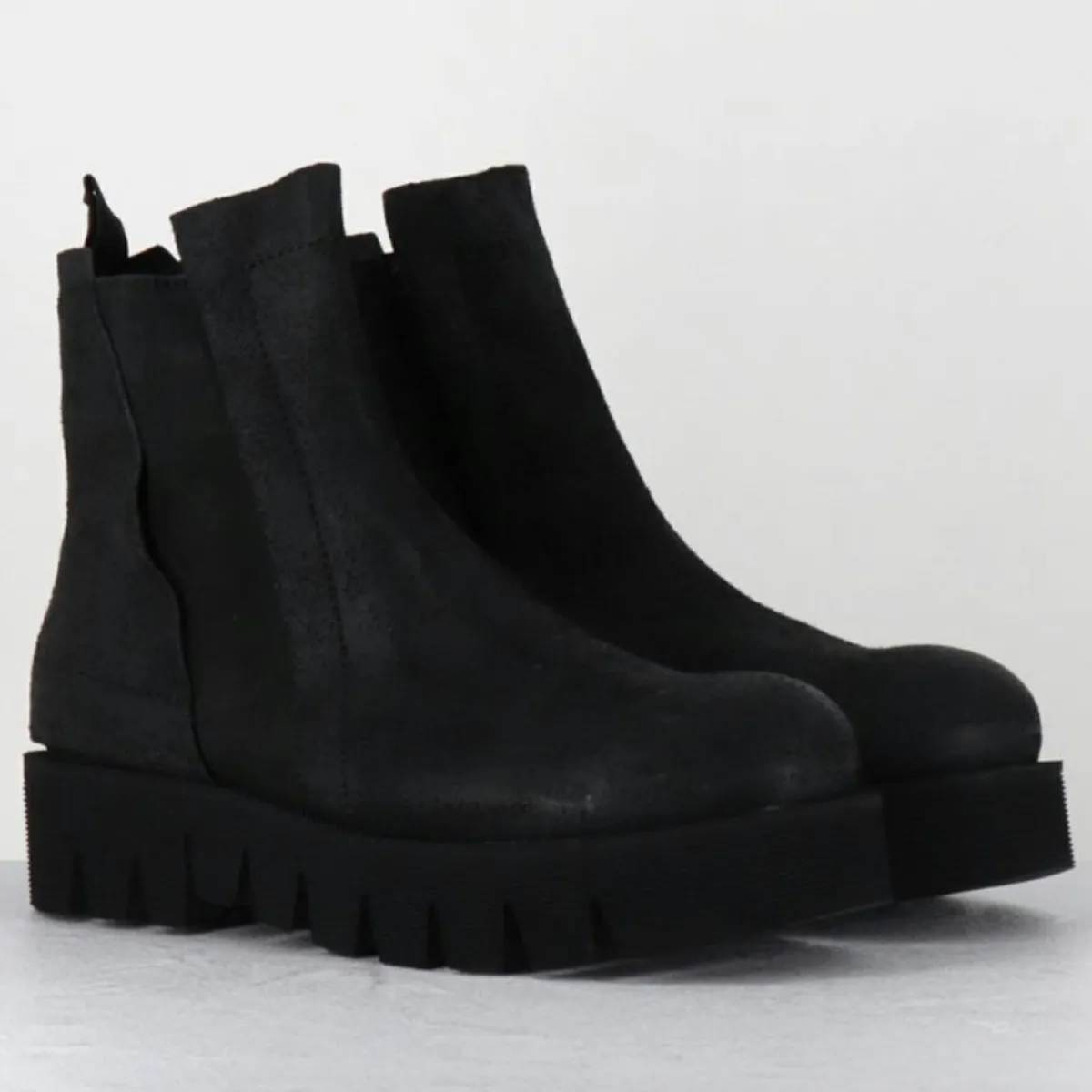 Garrice Lab Bottines|Boots en Cuir chilo noires
