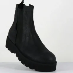 Garrice Lab Bottines|Boots en Cuir chilo noires