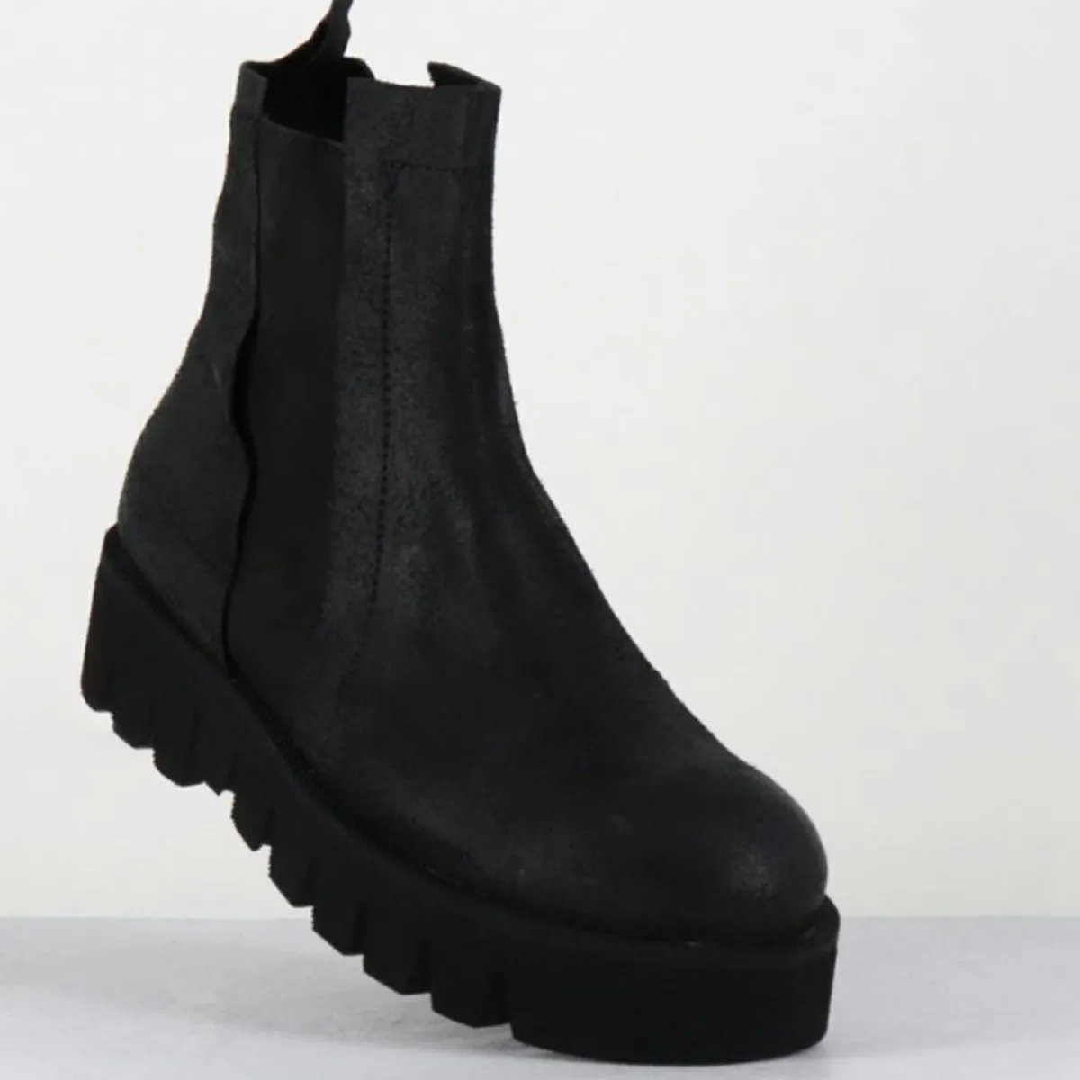 Garrice Lab Bottines|Boots en Cuir chilo noires