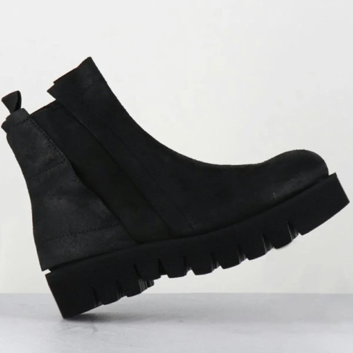 Garrice Lab Bottines|Boots en Cuir chilo noires