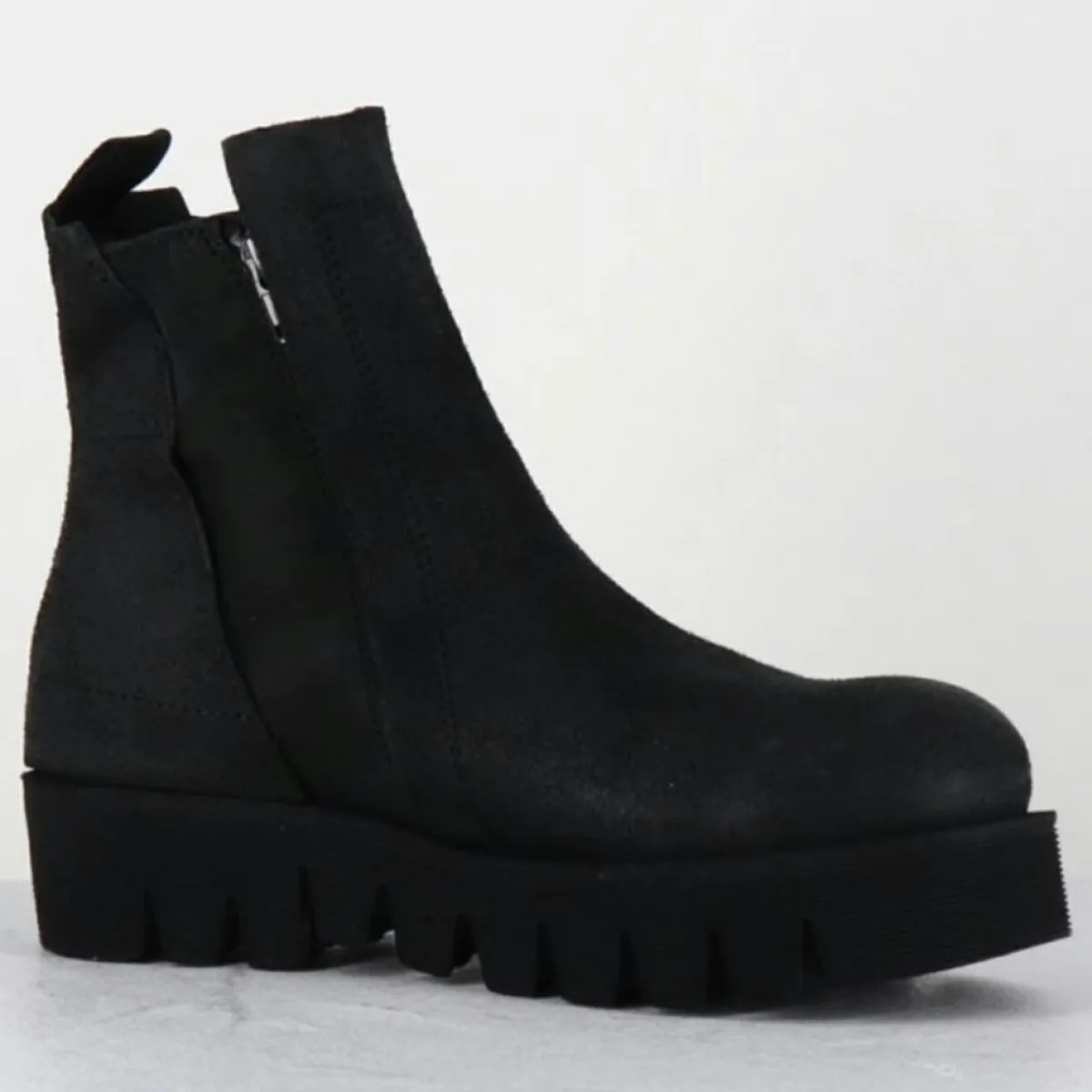Garrice Lab Bottines|Boots en Cuir chilo noires