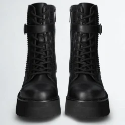 Liu-Jo Bottines|Boots en Cuir Flair noires - Talon 5.5 cm