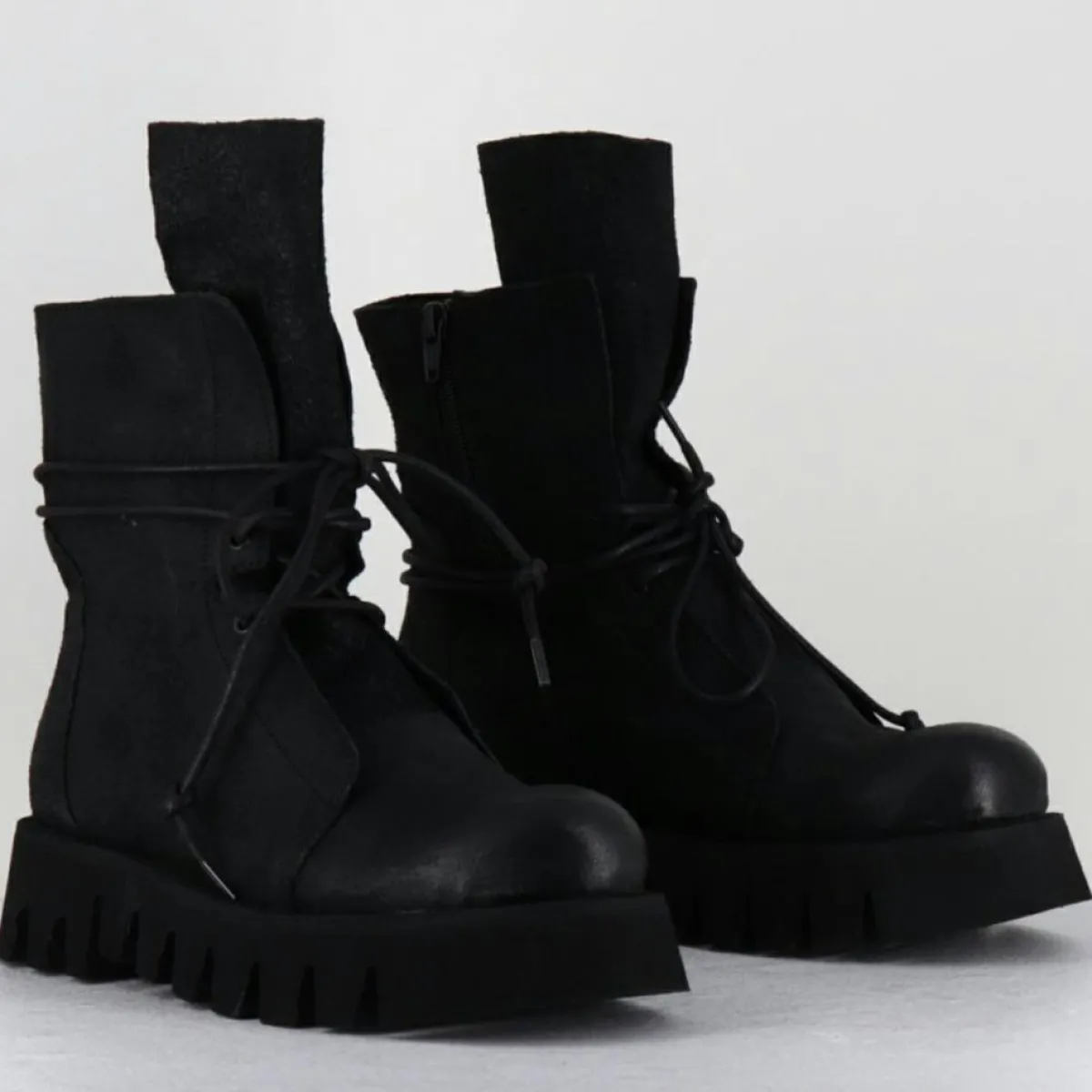 Garrice Lab Bottines|Boots en Cuir hoto noires