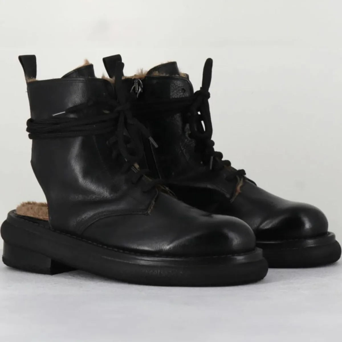 Garrice Lab Bottines|Boots en Cuir Hug noires