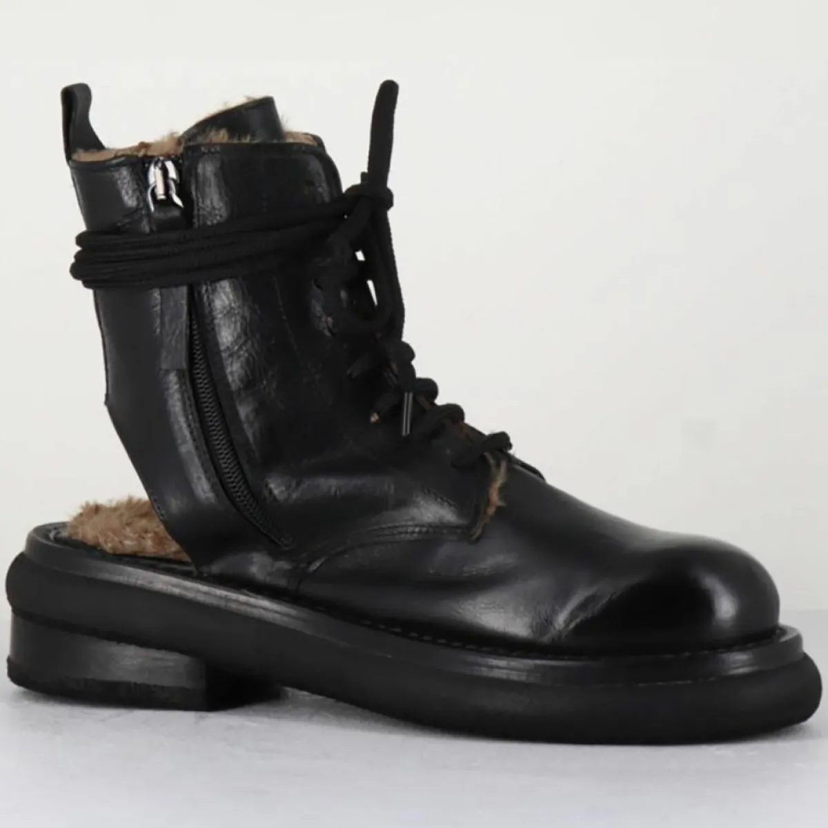 Garrice Lab Bottines|Boots en Cuir Hug noires