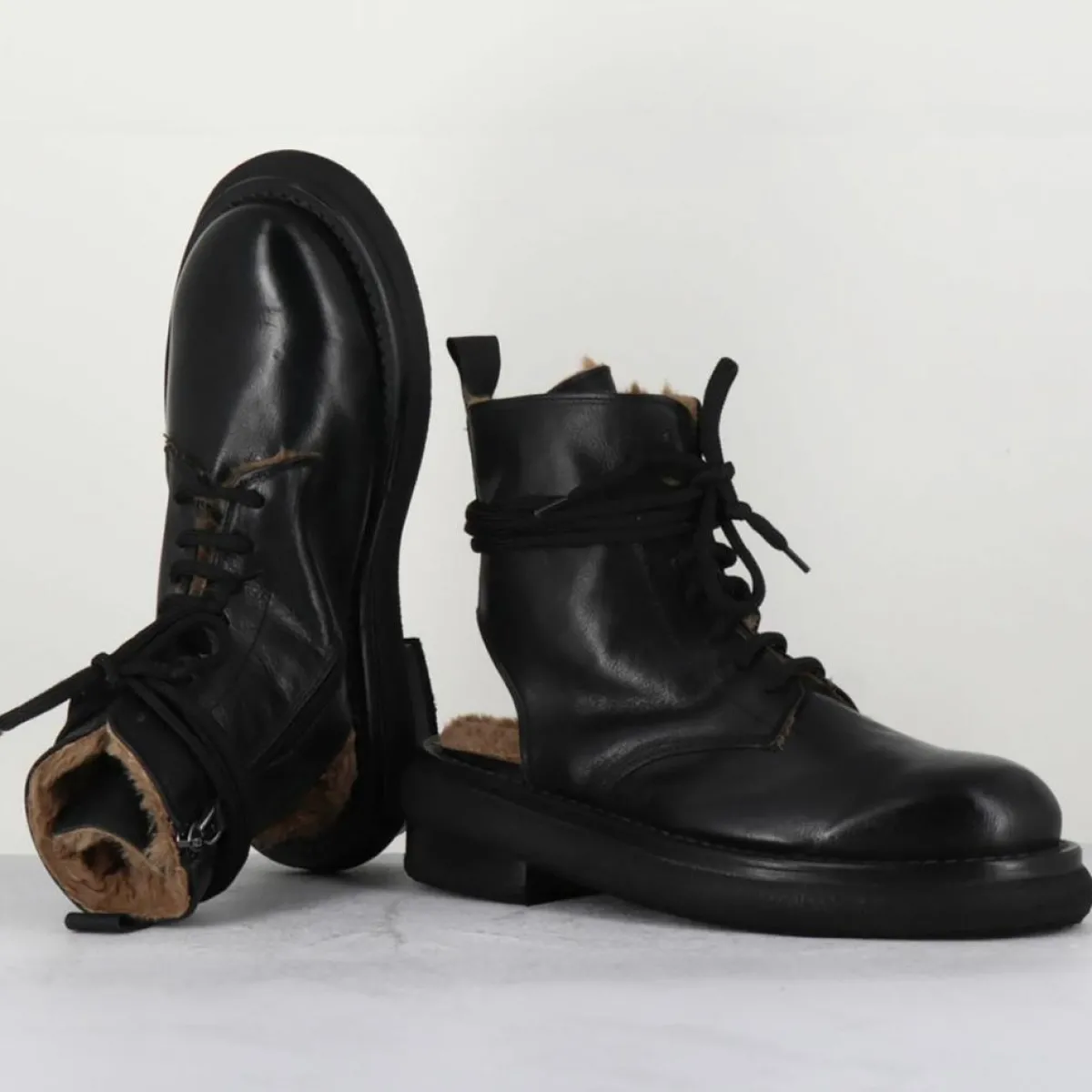 Garrice Lab Bottines|Boots en Cuir Hug noires